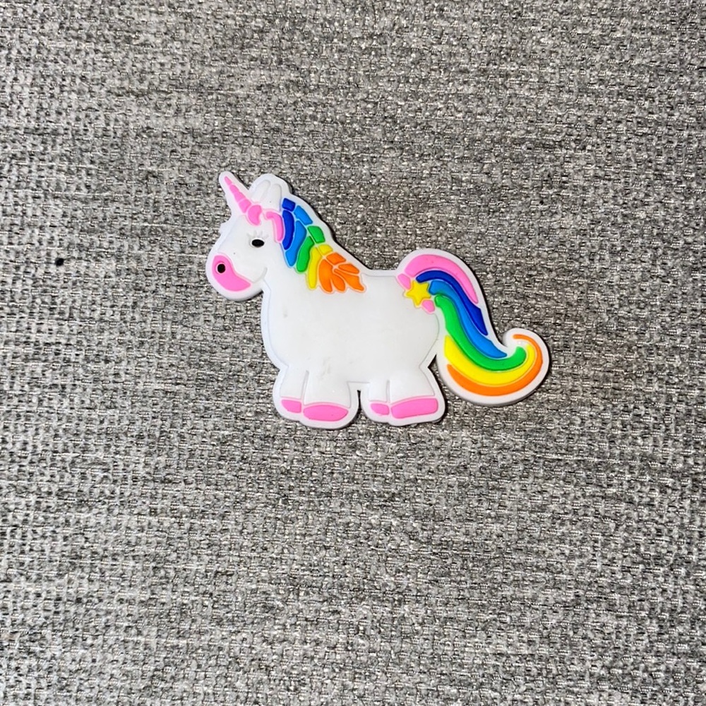 Unicorn Croc Charm